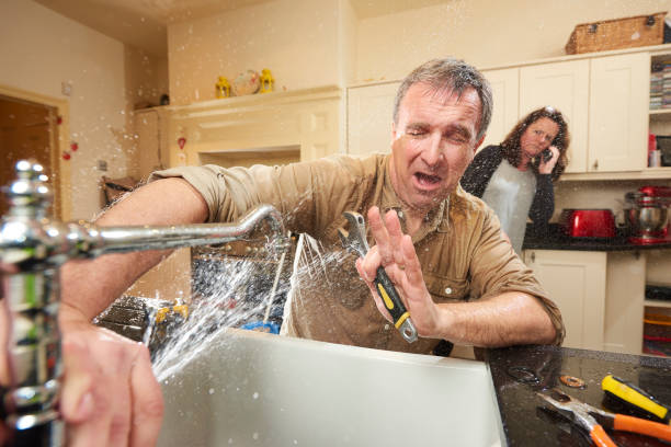 Water damage restoration process in Benton, IL